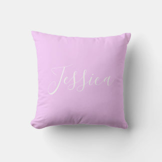 Modern Lavender Monogram Cushion