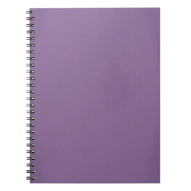 Modern Lavender Purple Customisable Notebook (Front)