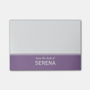 Modern Lavender Purple Personalised 4" x 3" Post-it Notes