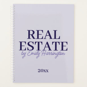 Modern Lavender Real Estate Agent Planner