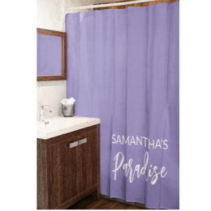 Modern Lavender Shower Curtain
