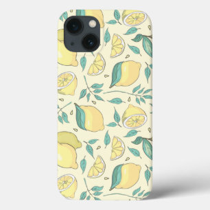 Modern Lemon Citrus Summer yellow Personalised     iPhone 13 Case