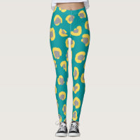 Modern leopard Cheetah tiger animals blue cute Leg