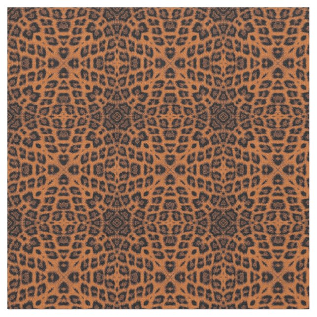 Modern Leopard Pattern #2 Fabric (Close Up)