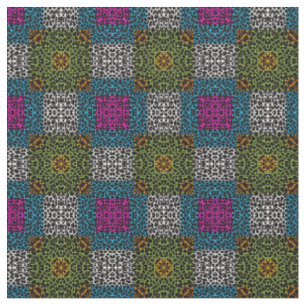 Modern Leopard Pattern #4 Fabric