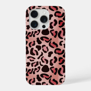 Modern Leopard Pattern Animal iPhone 15 Pro Case