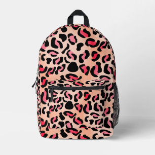 Modern Leopard Pattern Animal Print Printed Backpack