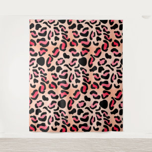 Modern Leopard Pattern Animal Print Tapestry