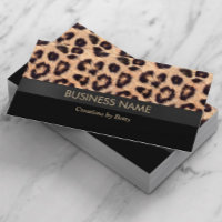 Modern Leopard Print Jewellery Designer