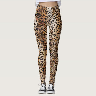 Modern Leopard skin design Leggings