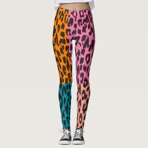 Modern Leopard Skin Pattern #15 Leggings