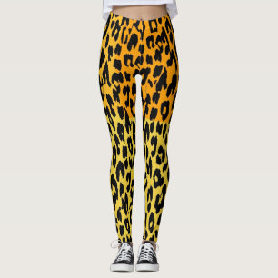 Modern Leopard Skin Pattern #17 Leggings