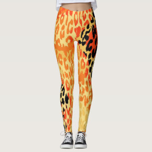 Modern Leopard Skin Pattern #20 Leggings