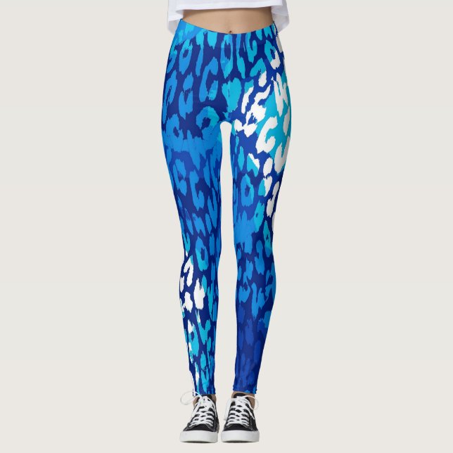 Modern Leopard Skin Pattern #26 Leggings (Front)