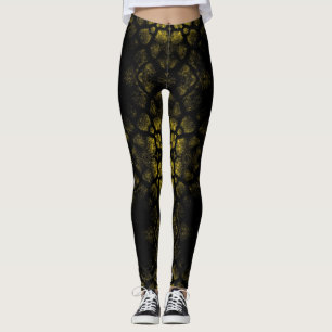 Modern Leopard Skin Pattern #7 Leggings