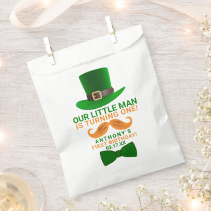 Modern Leprechaun St. Patrick's Any Age Birthday Favour Bag