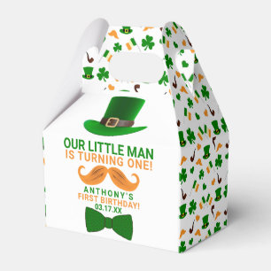 Modern Leprechaun St. Patrick's Any Age Birthday Favour Box