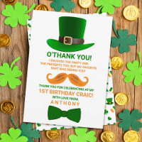 Modern Leprechaun St. Patrick's Any Age Birthday
