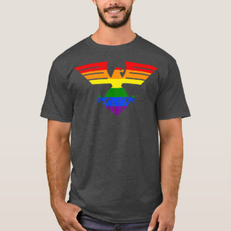 Modern LGBT Rainbow Eagle T-Shirt
