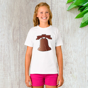 Modern Liberty Bell Patriotic Philadelphia Icon  T-Shirt