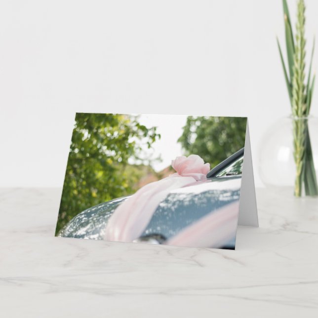 Modern Lifestyle Photo Wedding Greeting Card (Front)