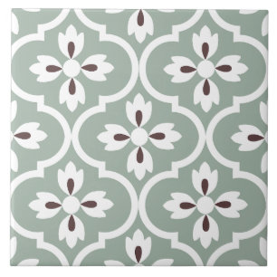 Modern light colour in the classic Spanish pattern Ceramic Tile
