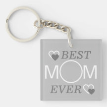 Modern Light Grey Best Mum Ever Mothers Day Photo
