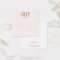 Modern Light Pink Stud Earring Display Card