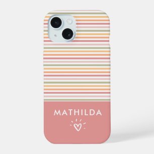Modern light stripes iPhone 15 case