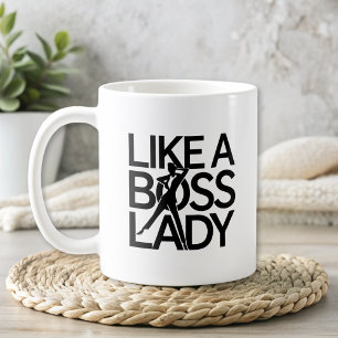 Modern Like a Boss Lady Coffee Mug