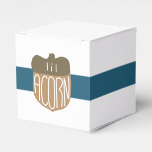 Modern Lil Acorn Baby Shower Favour Box