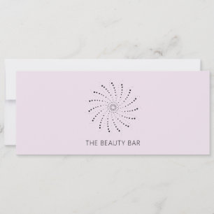 Modern Lilac Spiral Dot Elegant Gift Certificate