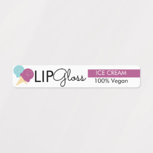 Modern Lip Gloss Icecream Branding Packaging