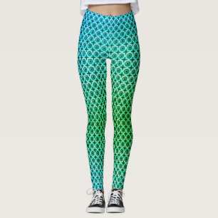 Modern little circular seamless pattern leggings
