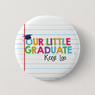 Modern Little Graduate Button
