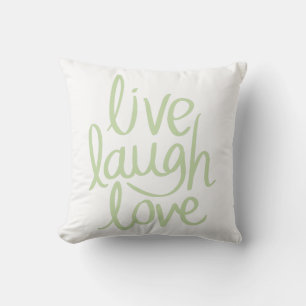 Modern Live Love Laugh Cushion