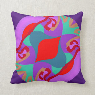 Modern Living- Purple/Tan/Lavender/Red/Teal/Green Cushion