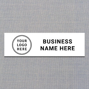 Modern Logo Company Name Tag