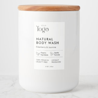 Modern Logo Cosmo Bottle Waterproof Product Label