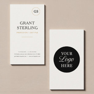 Modern Logo Elegant Minimalist Professional  Business Card