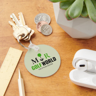 Modern Logo for a Golfer Key Ring