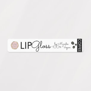 Modern Logo Lip Gloss Branding Packaging Coffee