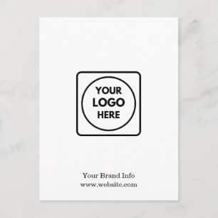 Modern Logo   Minimalist Corporate Branding Design Postcard