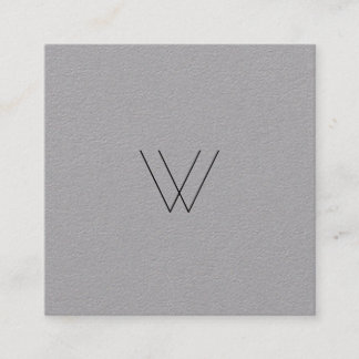 Modern Logo Minimalist Square Business Card