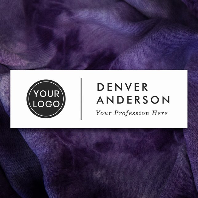 Modern logo, name  and title name tag (Creator Uploaded)