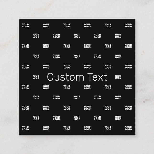 Modern Logo or Design Pattern with Any Image  Enclosure Card (Front)