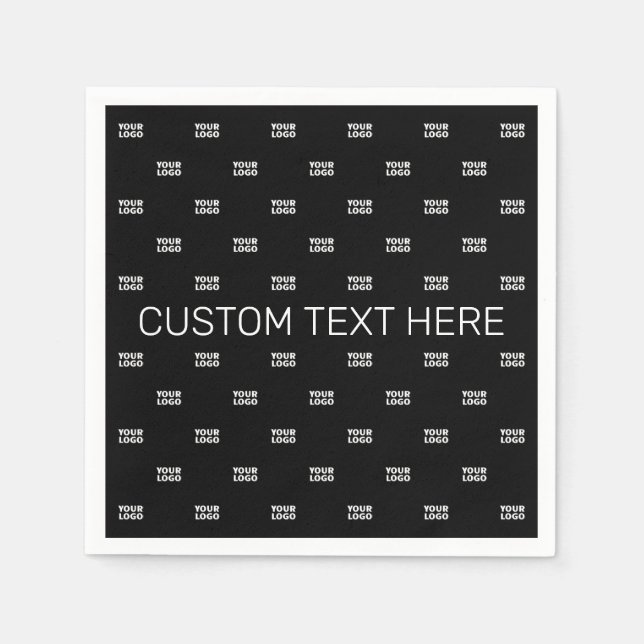 Modern Logo or Design Pattern with Any Image  Napkin (Front)