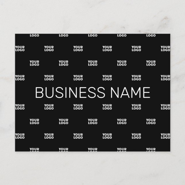 Modern Logo or Design Pattern with Any Image  Postcard (Front)