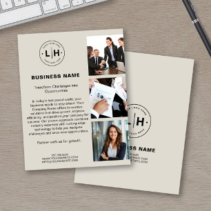 Modern Logo Photo Corporate Business Flyer