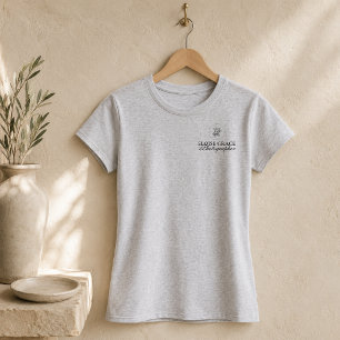 Modern Logo Photographer Script Business Tri-Blend Shirt